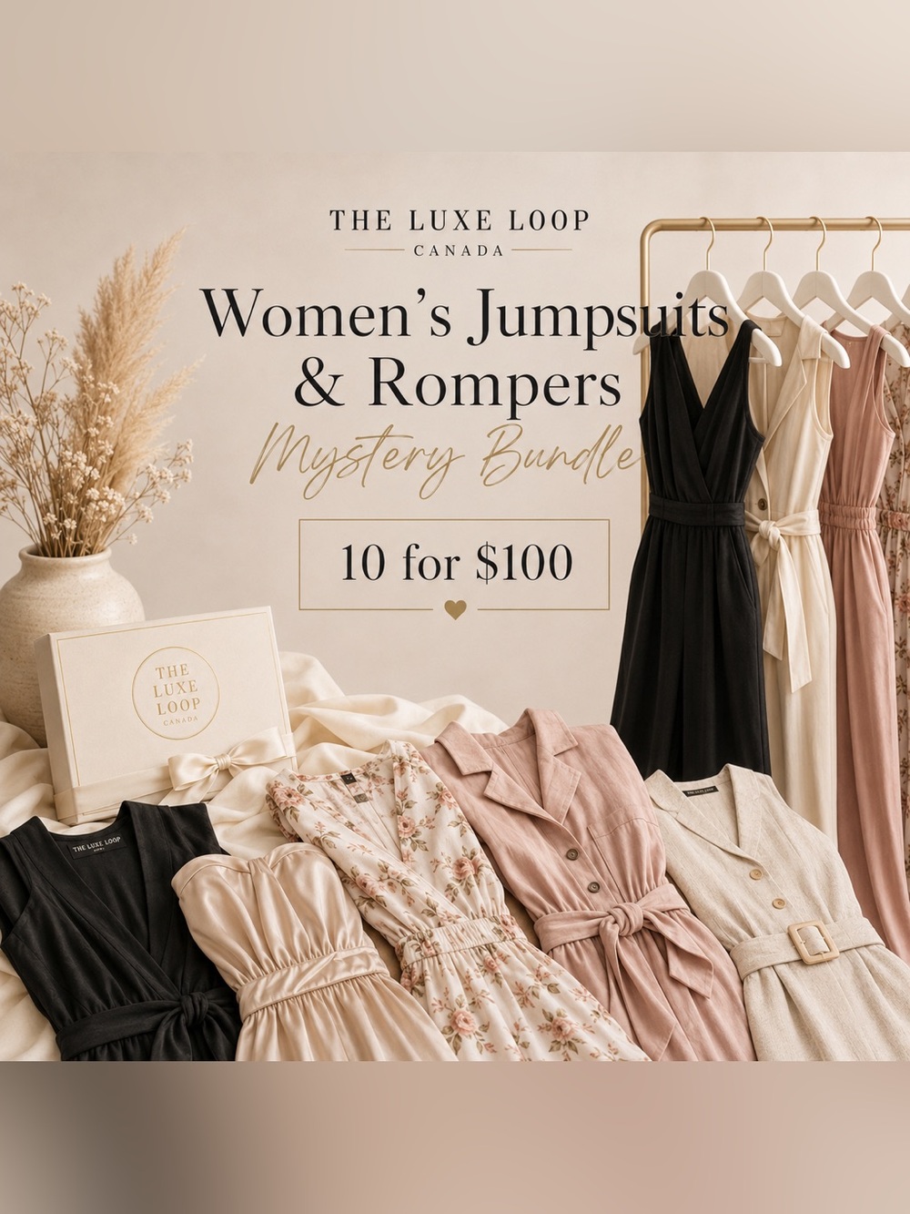 Women's Jumpsuit & Romper Bundle 10 items